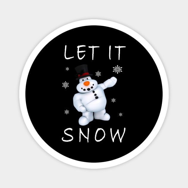 Let It Snow Magnet by Happysphinx